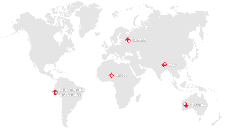 Lorne Labs distributors map